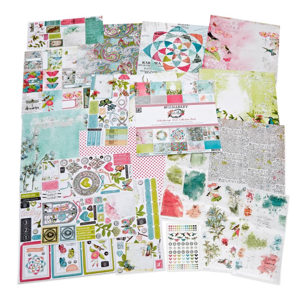 49 & Market Kaleidoscope Collection Bundle with Chipboard